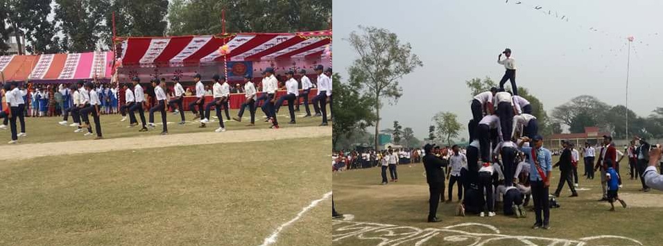 66th Annual Sports Competition Program at the School of Higher School, Pirabari