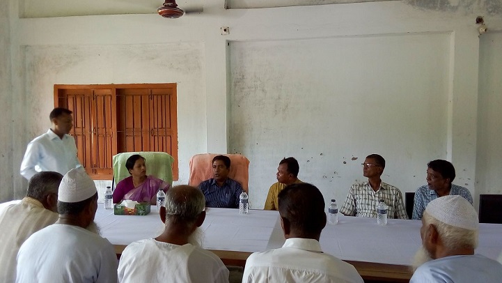 ভূমি-অফিস-পরিদর্শন-Deputy Commissioner of Shariatpur Union Land Office visited